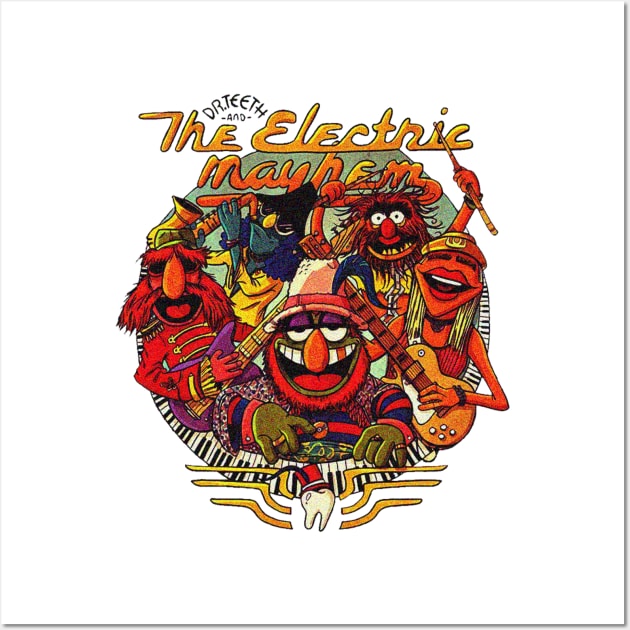 Dr Teeth And The Electric Mayhem Wall Art by Ngab Dur Podcast